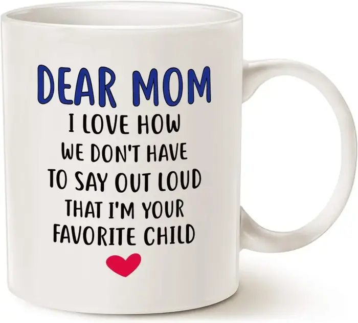 Cadeaux de fête des mères Tasse à café drôle pour maman