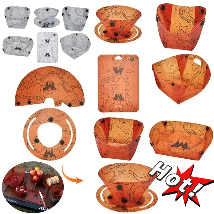 Vaisselle pliante légère d'extérieur
