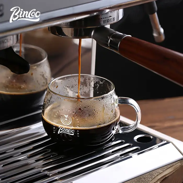Bincoo-Tasse à café en verre borosilicate avec poignée