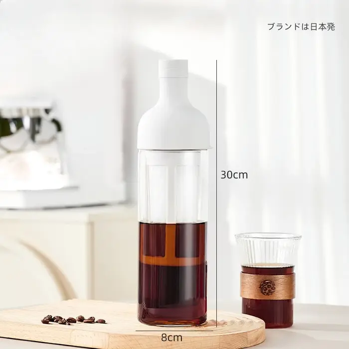 Carafe d'extraction à froid en verre borosilicate de 1000 ml