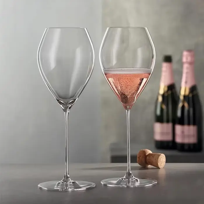 Verres à vin rouge en cristal Ultra-fin et gobelets à Champagne
