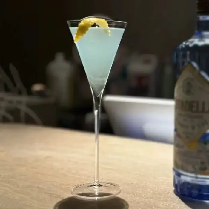 Verre à Martini Kimura fait main, verre à champagne, verre à cocktail