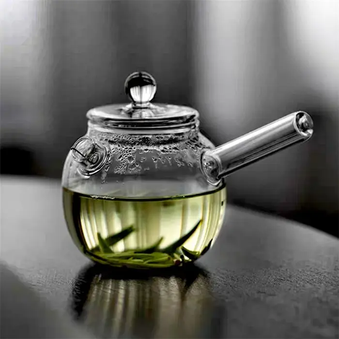 Théière en verre de style japonais avec filtre
