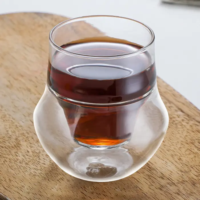 Tasses à expresso en verre à Double paroi