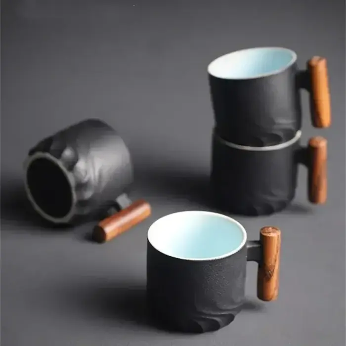 Tasses à café exquises créatives faites à la main