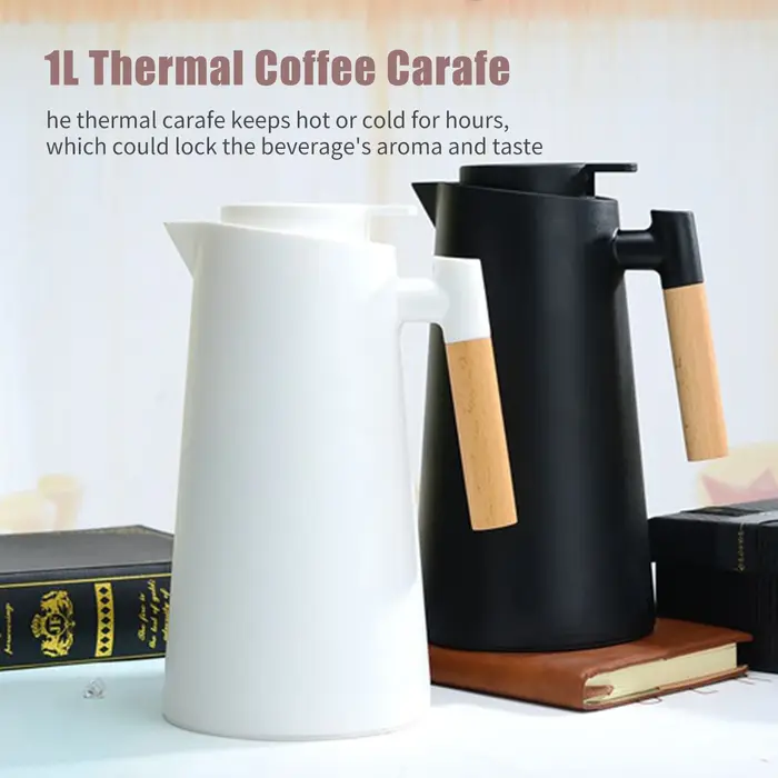 Carafe à café thermique sous vide à double paroi