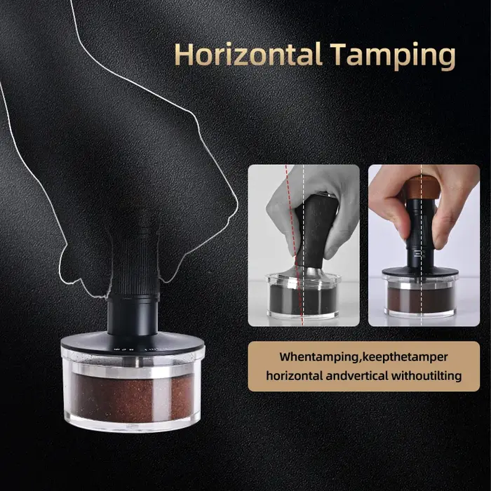 Tamper à expresso Havmore avec retour sonore