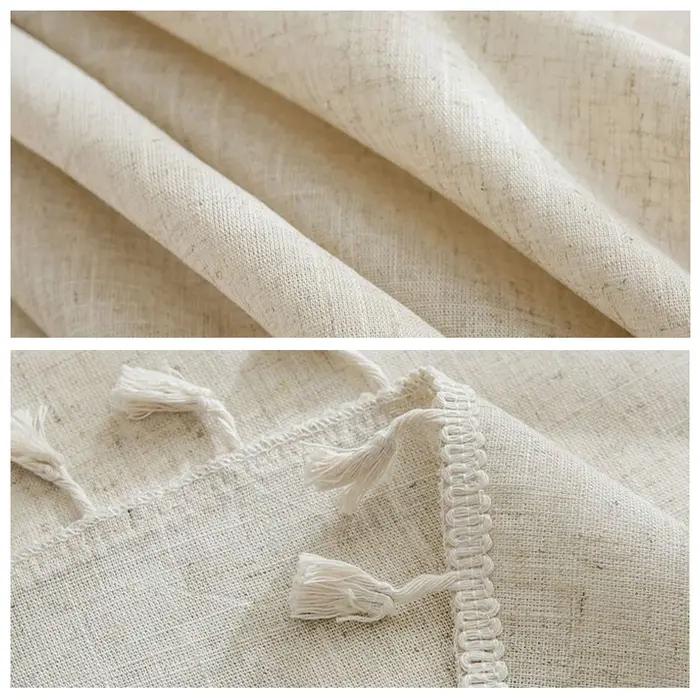 Nappe ronde de couleur unie 120/150cm