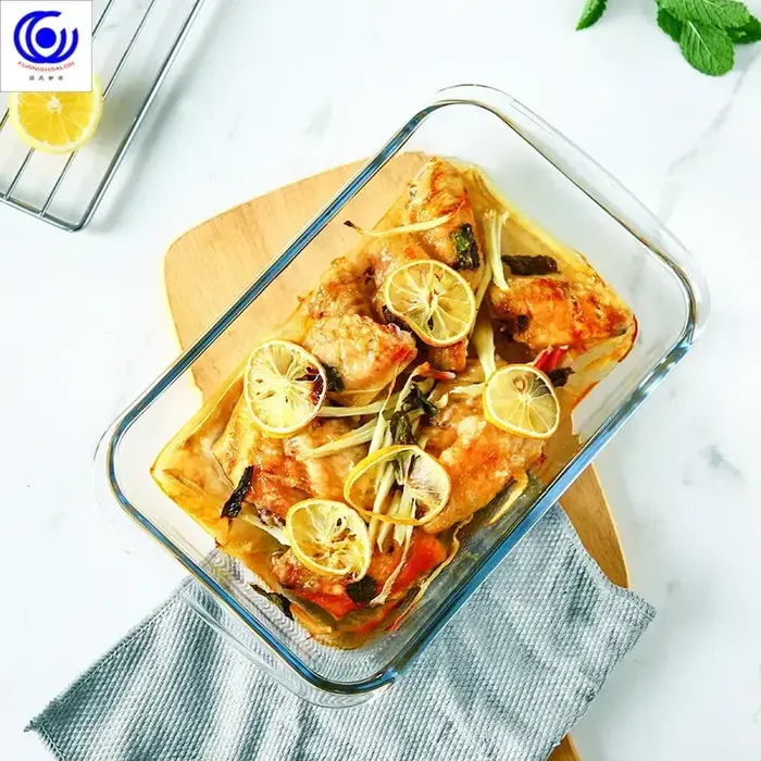 Pio de cuisson en verre trempé de grande capacité