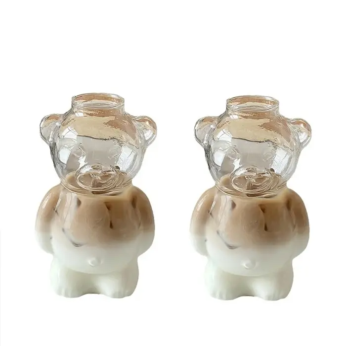 Tasse à café en forme d'ours de dessin animé