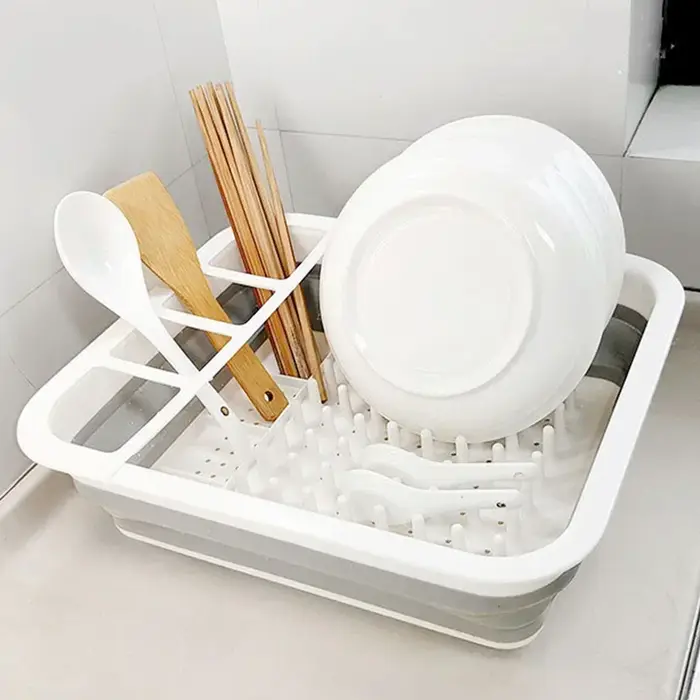 Égouttoir à vaisselle pliable