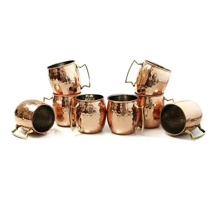 Mini-tasses martelées pour Moscow Mule et expresso
