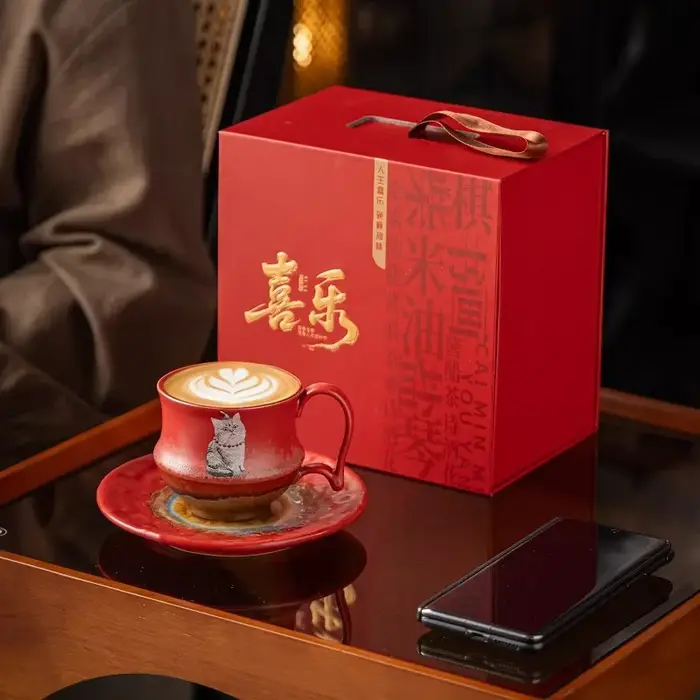 Tasse à café et à latte personnalisée en céramique