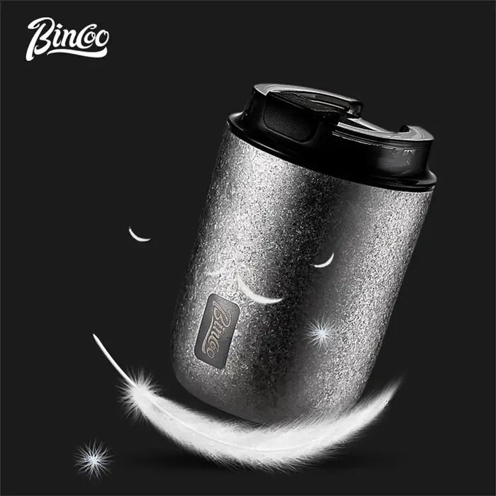BINCOO 240ML pur titane café Thermos tasse voiture étanche voyage thermique