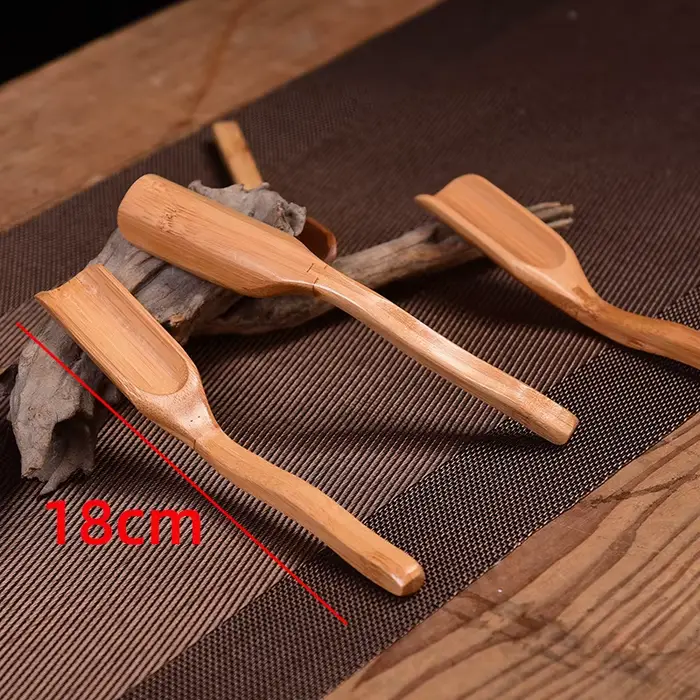 Cuillère à thé en bambou naturel chinois