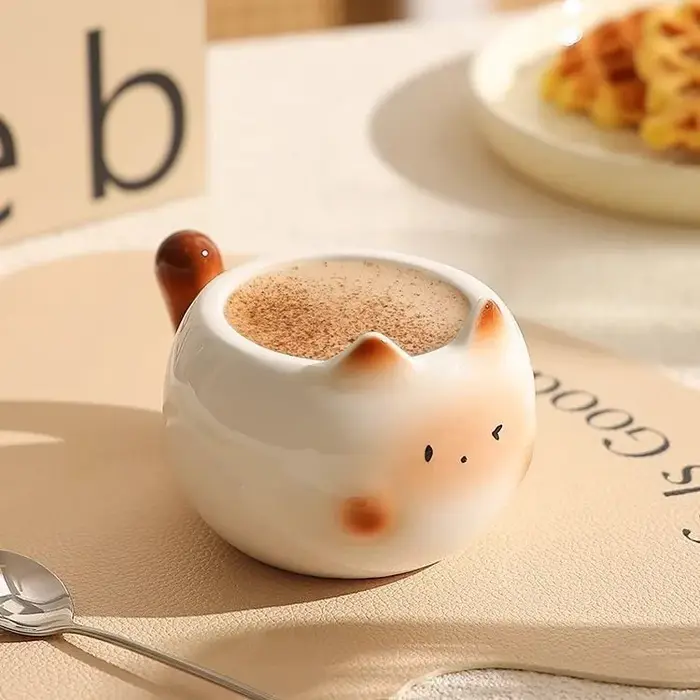 Mug en céramique chat siamois mignon