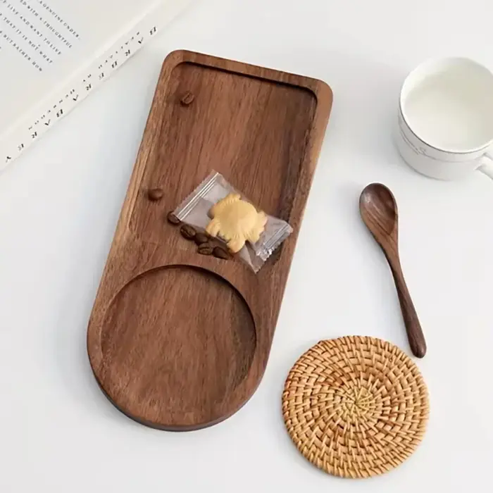 Plateau à café en bois