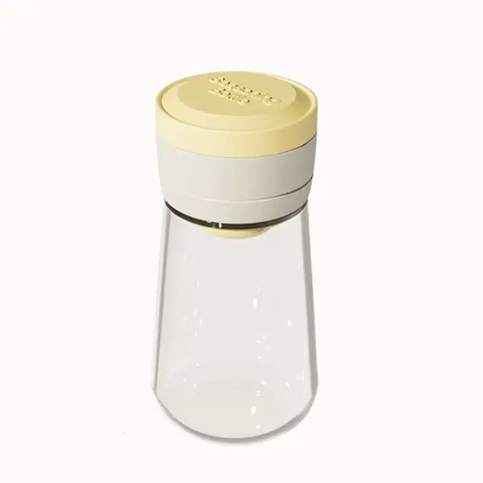 Distributeur de sel sans besoin de presse, réservoir de sel, bouteille de sucre en verre, Shaker, bo