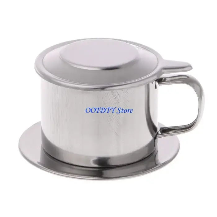Filtre à café vietnamien 367A, en acier inoxydable, Pot, tasse à infuser, service délicieux