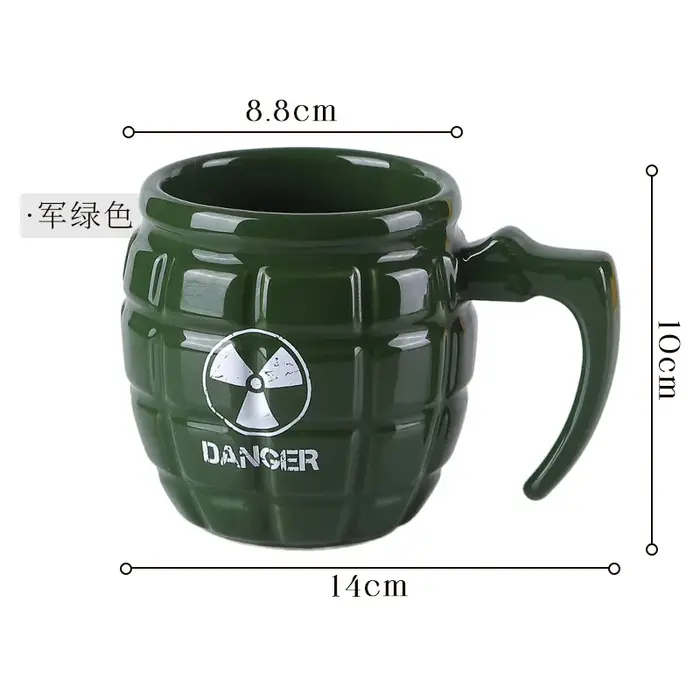Tasse à grenade en céramique, mug