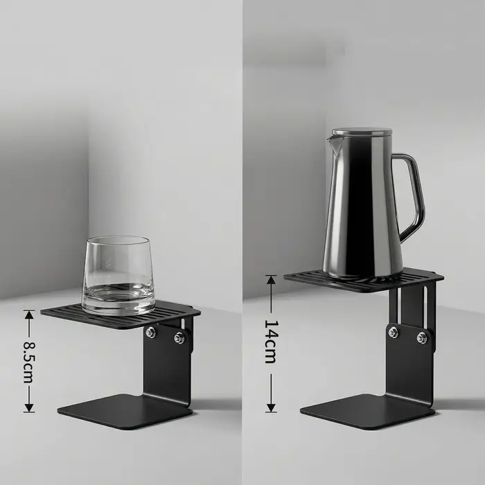 Balance électronique à café avec support de tasse d'extraction pour machine à expresso réglable en hauteur