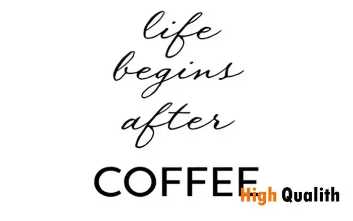 Affiche murale avec Menu de café nordique