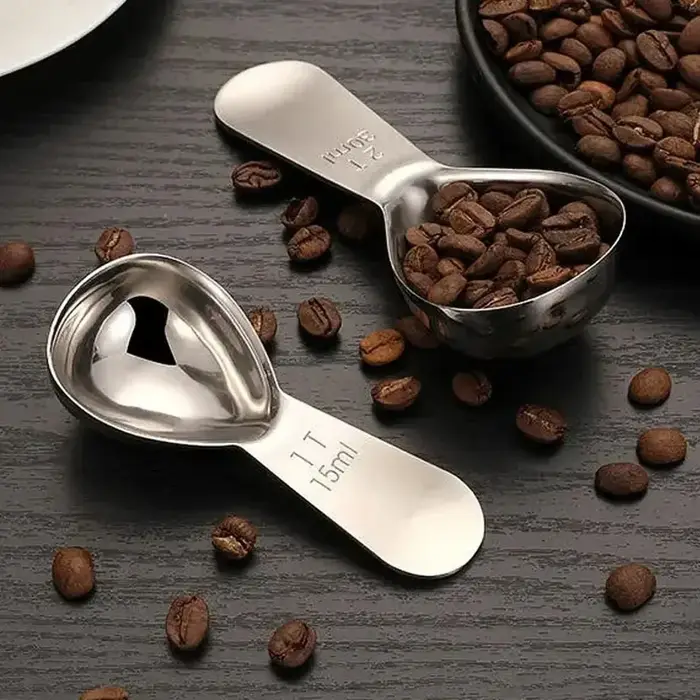 Cuillère à café, cuillère à café mesurant en acier inoxydable 304