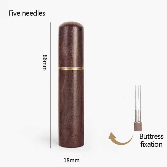 Doseur de poudre de café en acier inoxydable, agitateur de poudre à expresso, distributeur, niveleur