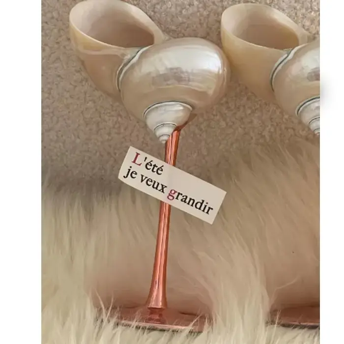 Verre à Champagne Vintage à pieds hauts