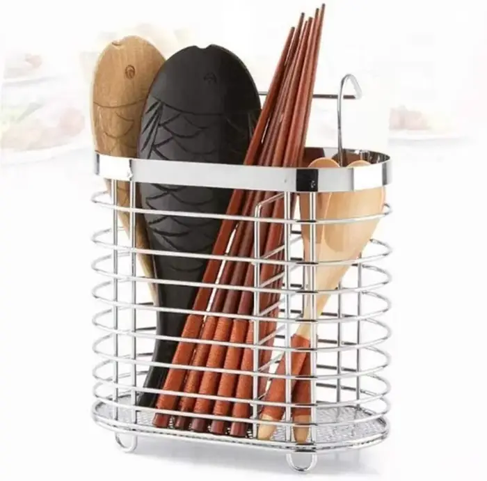 Support organisateur de cuisine en acier inoxydable