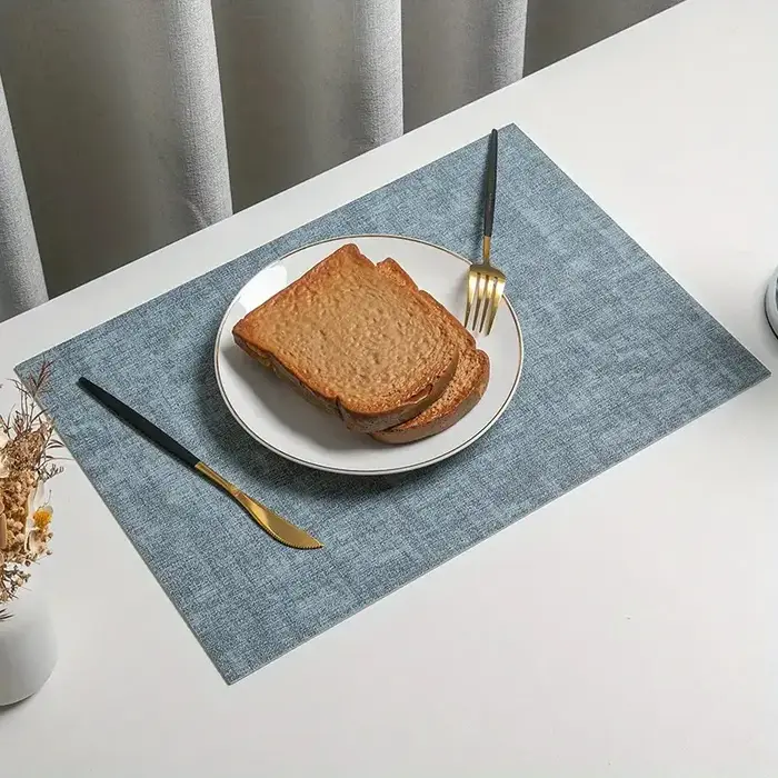 Napperon, napperons Double face en simili cuir – Tapis de table de style nordique pour la maison et le restaurant