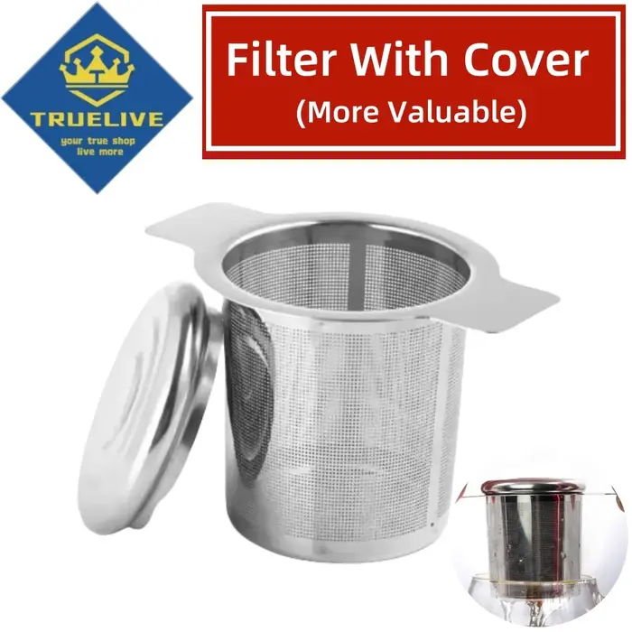 Filtre de fuite de thé réutilisable en acier inoxydable