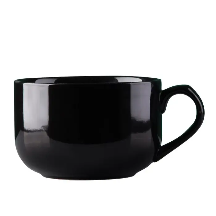 Tasse à café en céramique de grande capacité, tasse à thé au lait, bol à nouilles instantanées, peti