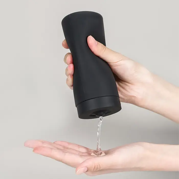 Distributeur de savon à vaisselle en Silicone, rechargeable, pour shampoing, revitalisant, liquide d