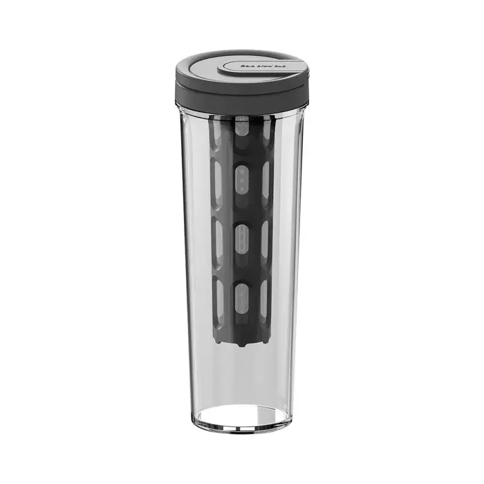 Cafetière à infusion froide manuelle 1L, avec poignée, bouteille d'eau de grande capacité, jus porta