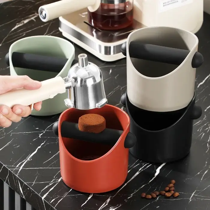 Boîte à café à éjecter les résidus d'espresso avec barre de battement amovible