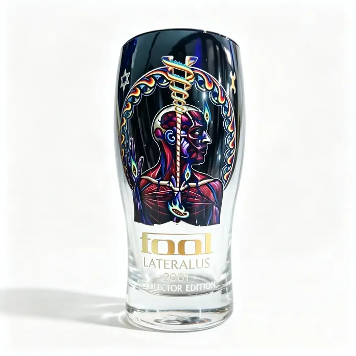 Verre à bière premium Tool Lateralus 2001 Collector's Edition - Cadeau unique pour les fans de rock,