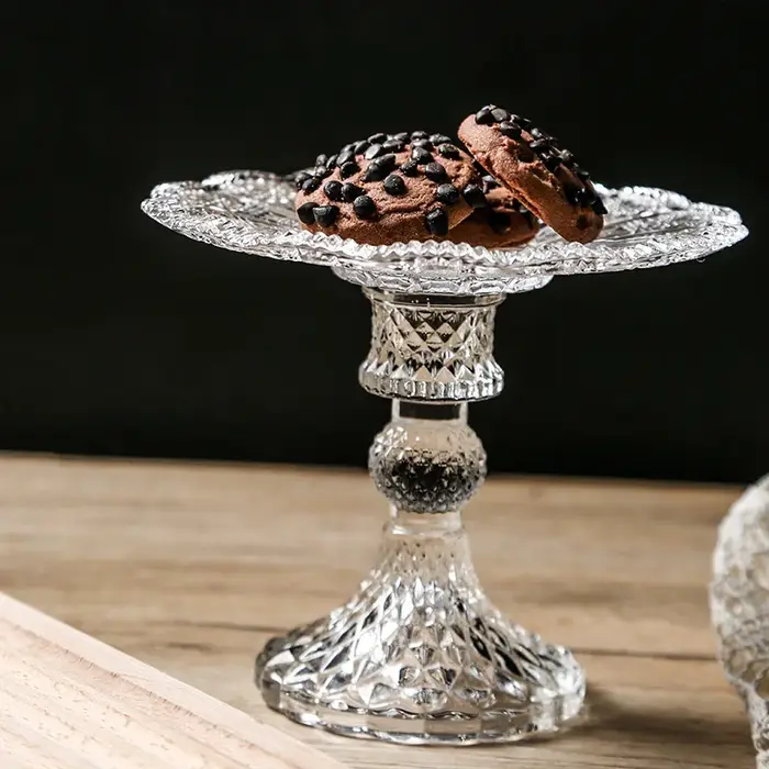 Support à gâteau en cristal