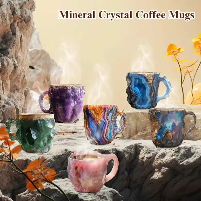 Tasse à café en cristal minéral 2025