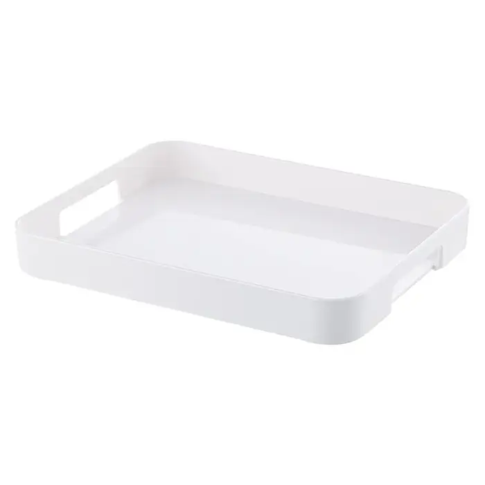 Plateau de service polyvalent, assiette à pain en ABS facile à nettoyer pour petit déjeuner, plateau