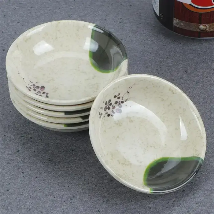 Mini bols à tremper, assiette de soja