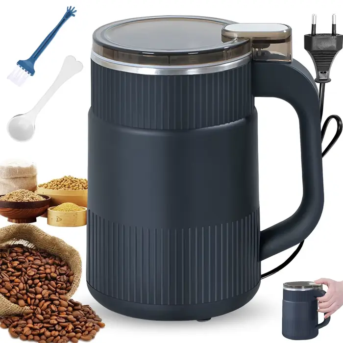 Rectifieuse-moulin à café standard européen, broyeur de poudre de haricots, petite machine à briser 