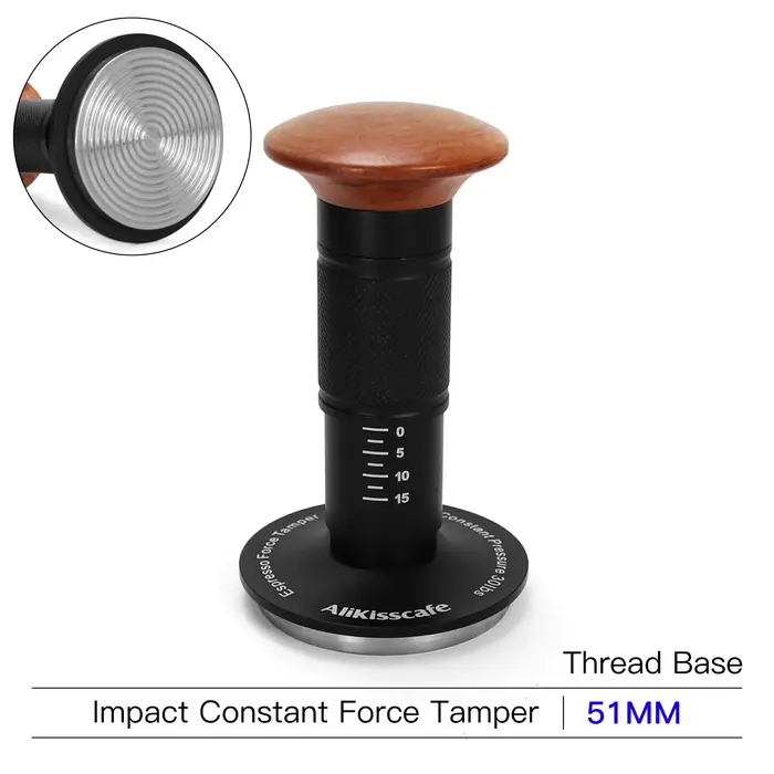 AliKisscafe café doseur Impact 4 ressort pression constante 30lb 51mm 53.3mm 58.5mm pour Breville ex