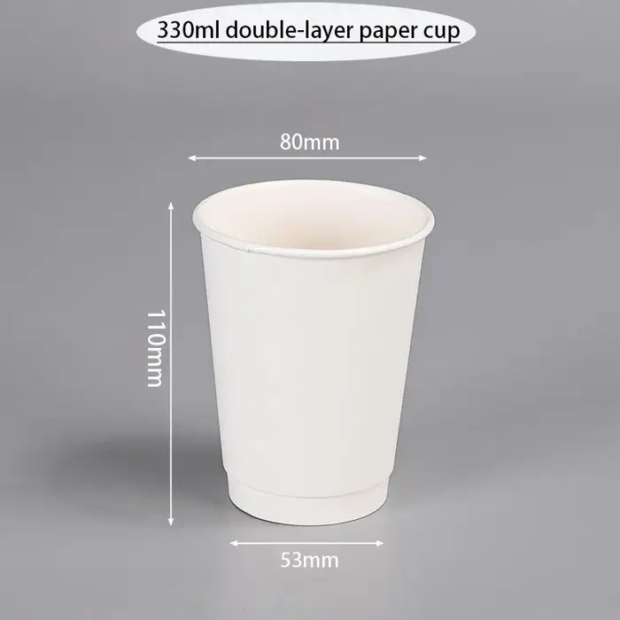 Tasses à Café à Double Paroi de 9oz et 1000 Pièces