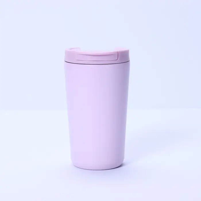 Tasse à café portable pour voiture avec logo et image intégrale, double paroi sous vide en acier inoxydable 304, design élégant
