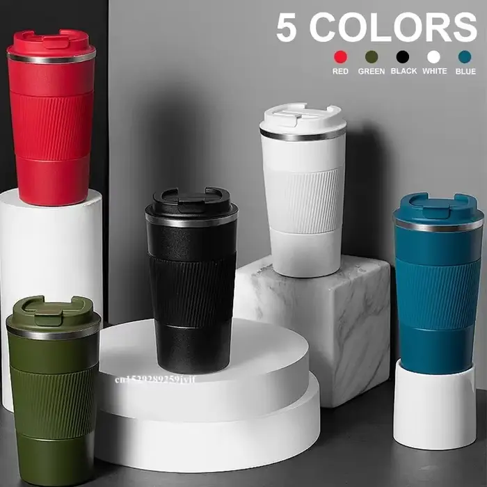 Tasse à café en acier inoxydable de 380ml 510ml