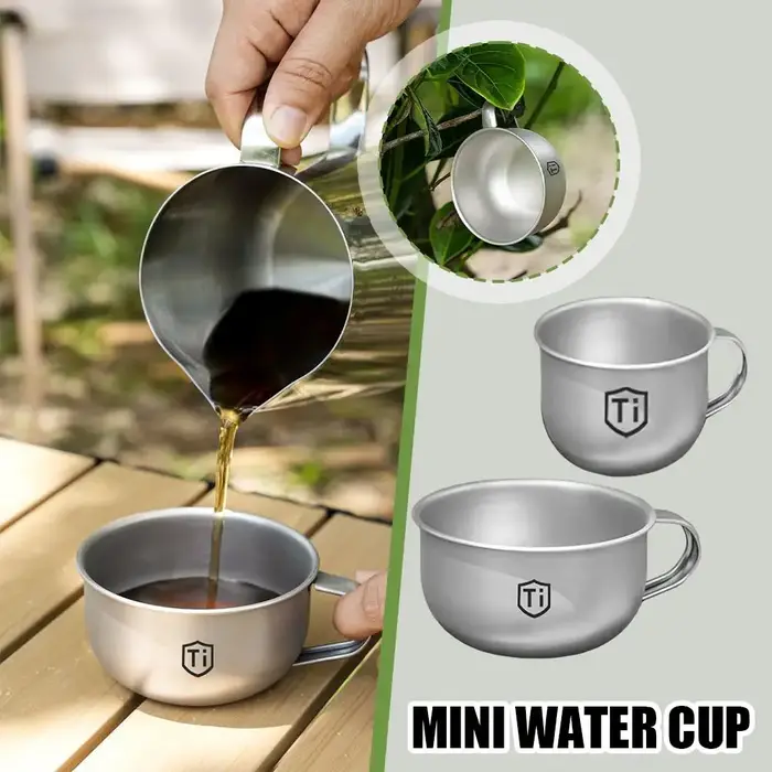 Mini tasse revêtue de titane