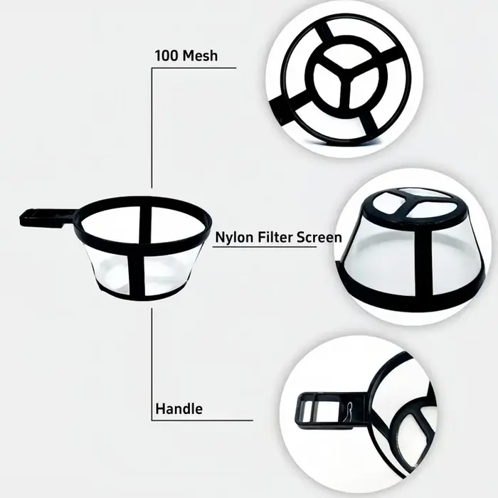 Tazee-Filtre à café en nylon réutilisable