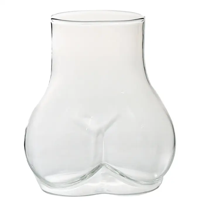 Verre à boire fesses drôle cul clair verres