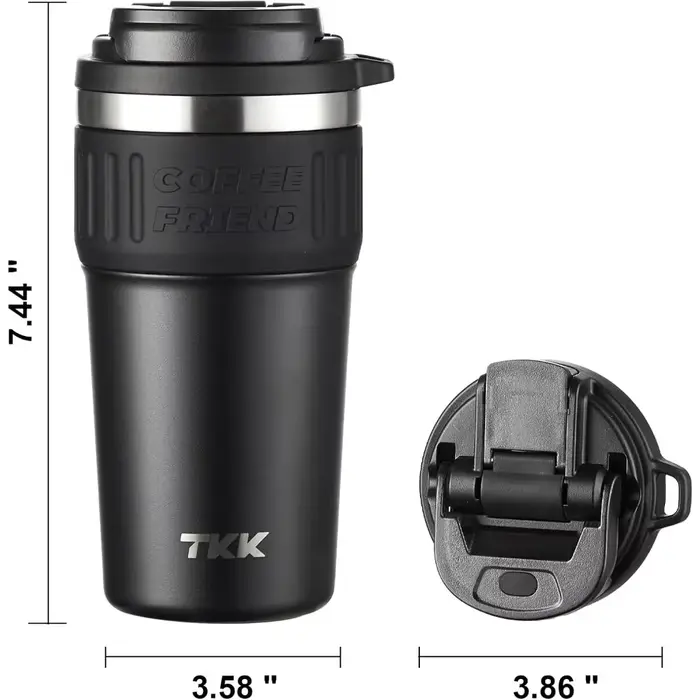 Thermos à café isolé avec revêtement en céramique